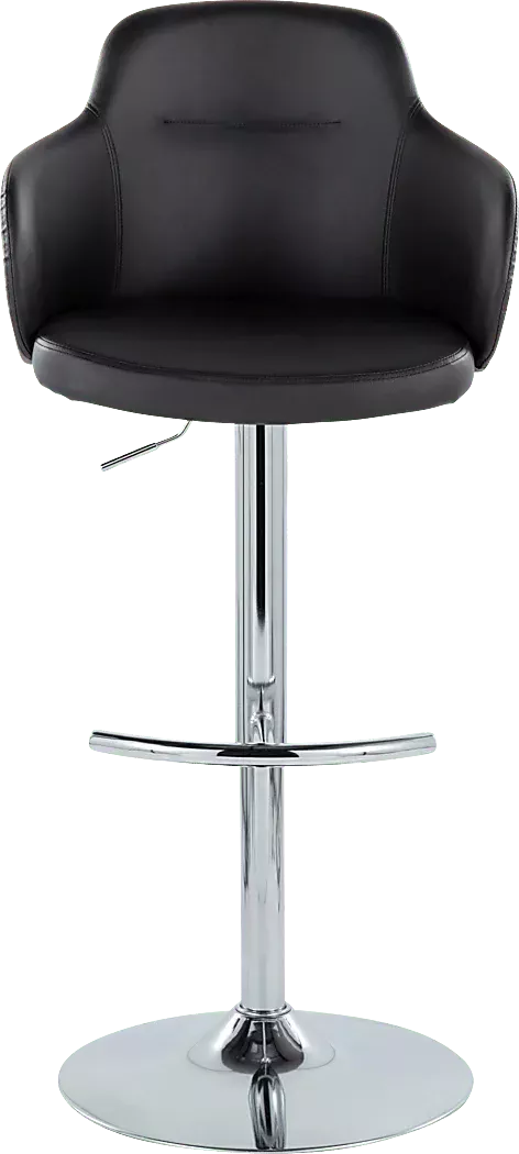 VitadaleIVBlackAdjustableSwivelBarstool,Setof2 4 VitadaleIVBlackAdjustableSwivelBarstool,Setof2