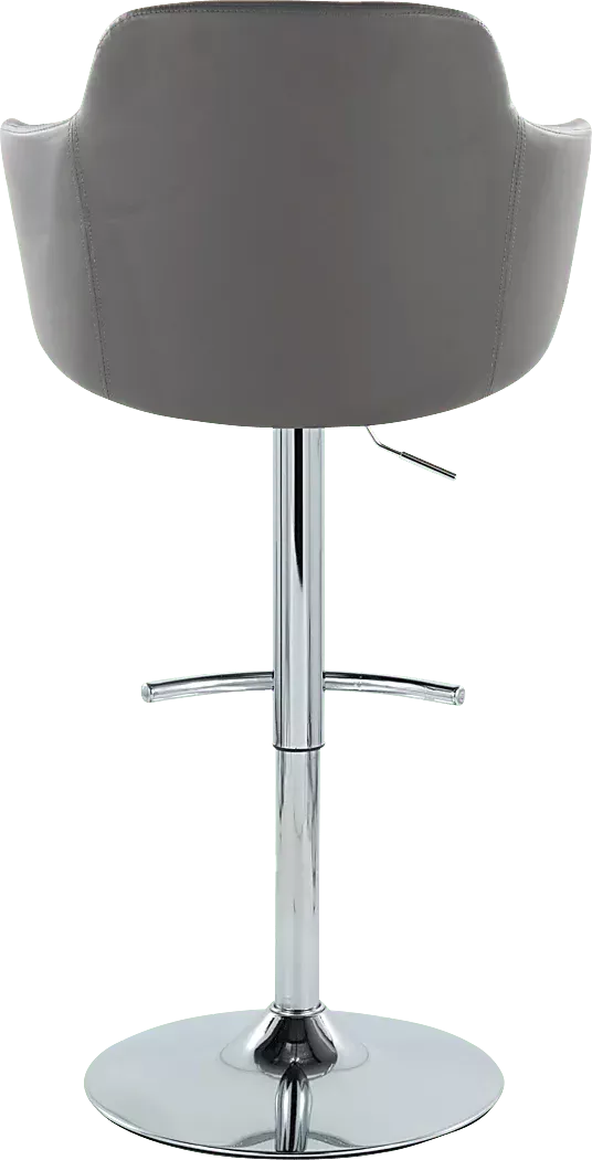 VitadaleIVGrayAdjustableSwivelBarstool,Setof2 5 VitadaleIVGrayAdjustableSwivelBarstool,Setof2