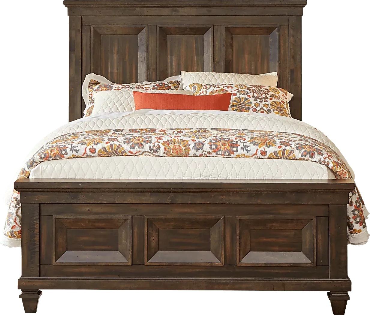 AbbeywoodBrown3PcQueenPanelBed 1 AbbeywoodBrown3PcQueenPanelBed