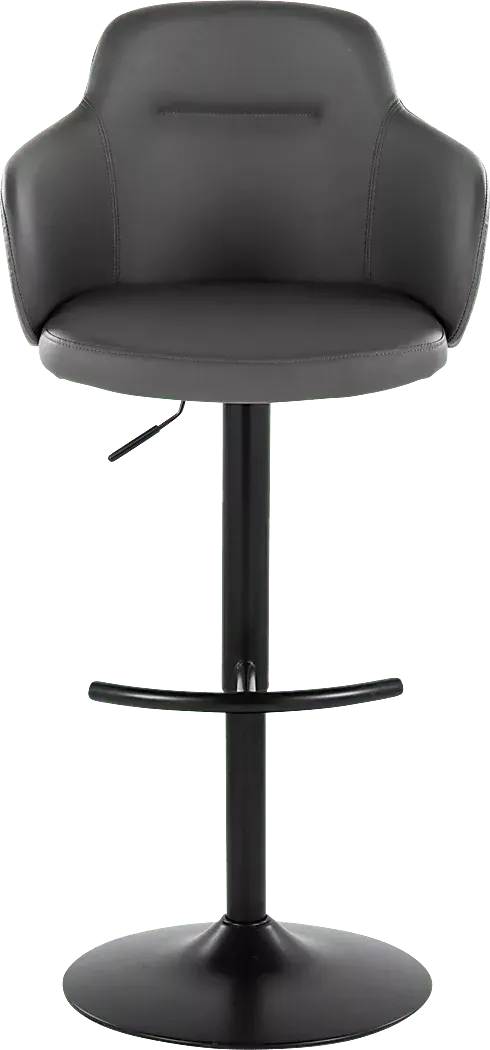 VitadaleVIGrayAdjustableSwivelBarstool,Setof2 4 VitadaleVIGrayAdjustableSwivelBarstool,Setof2