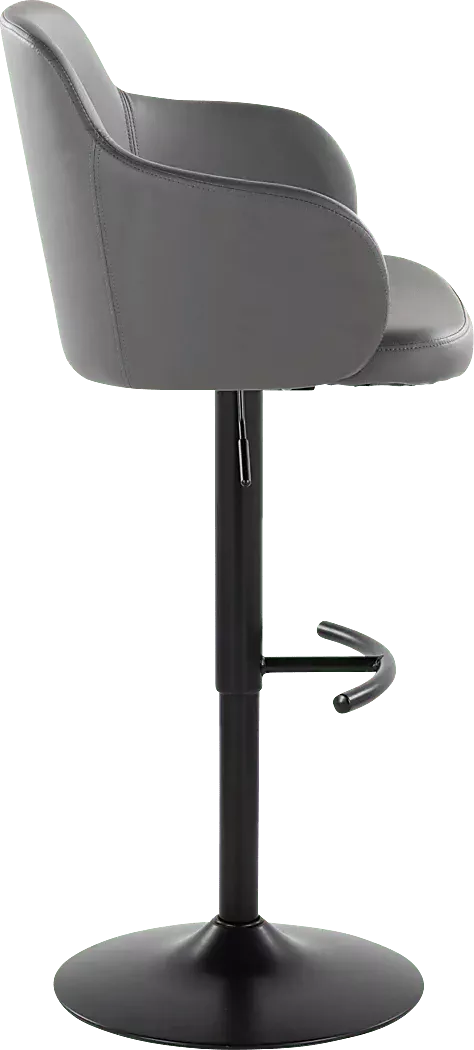 VitadaleVIGrayAdjustableSwivelBarstool,Setof2 7 VitadaleVIGrayAdjustableSwivelBarstool,Setof2