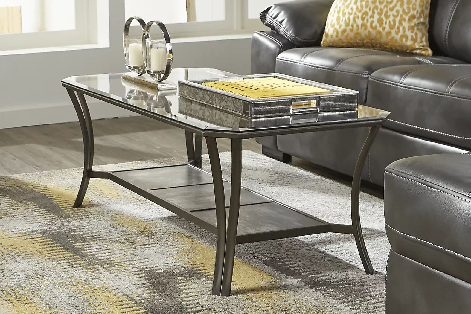 DenninHeights5PcLivingRoomSet 11 AllieMetal3PcTableSet