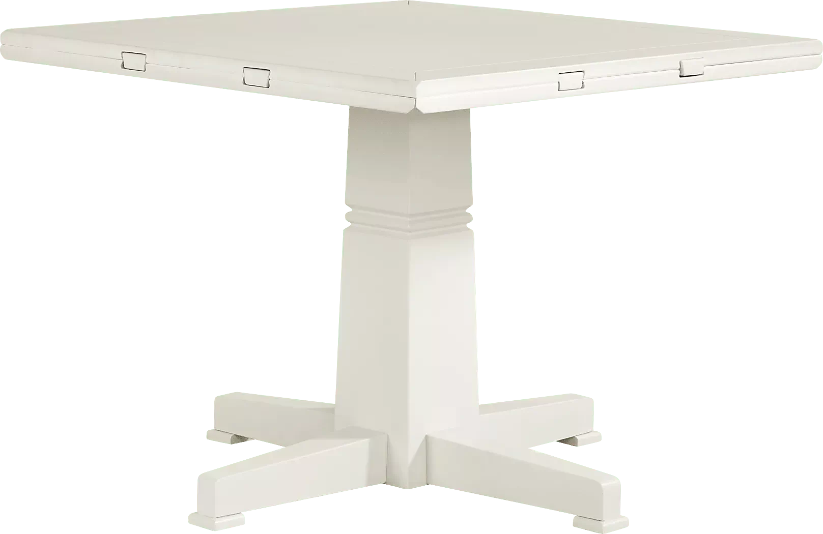 WinslowWhite5PcRoundDiningRoomwithX-BackChairs 4 WinslowWhiteRoundDiningTable