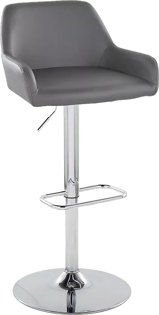 RimcrestIXGrayAdjustableSwivelBarstool,Setof2 6 RimcrestIXGrayAdjustableSwivelBarstool,Setof2