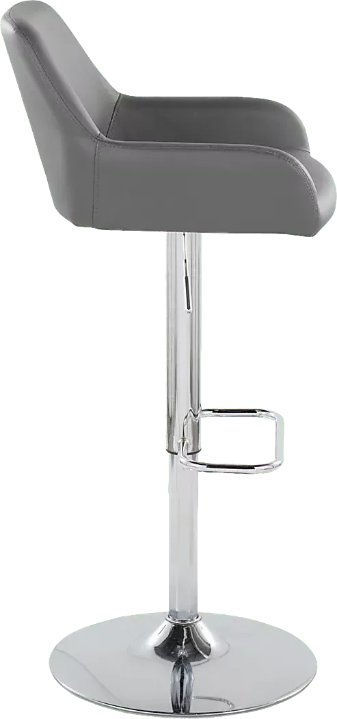 RimcrestIXGrayAdjustableSwivelBarstool,Setof2 7 RimcrestIXGrayAdjustableSwivelBarstool,Setof2