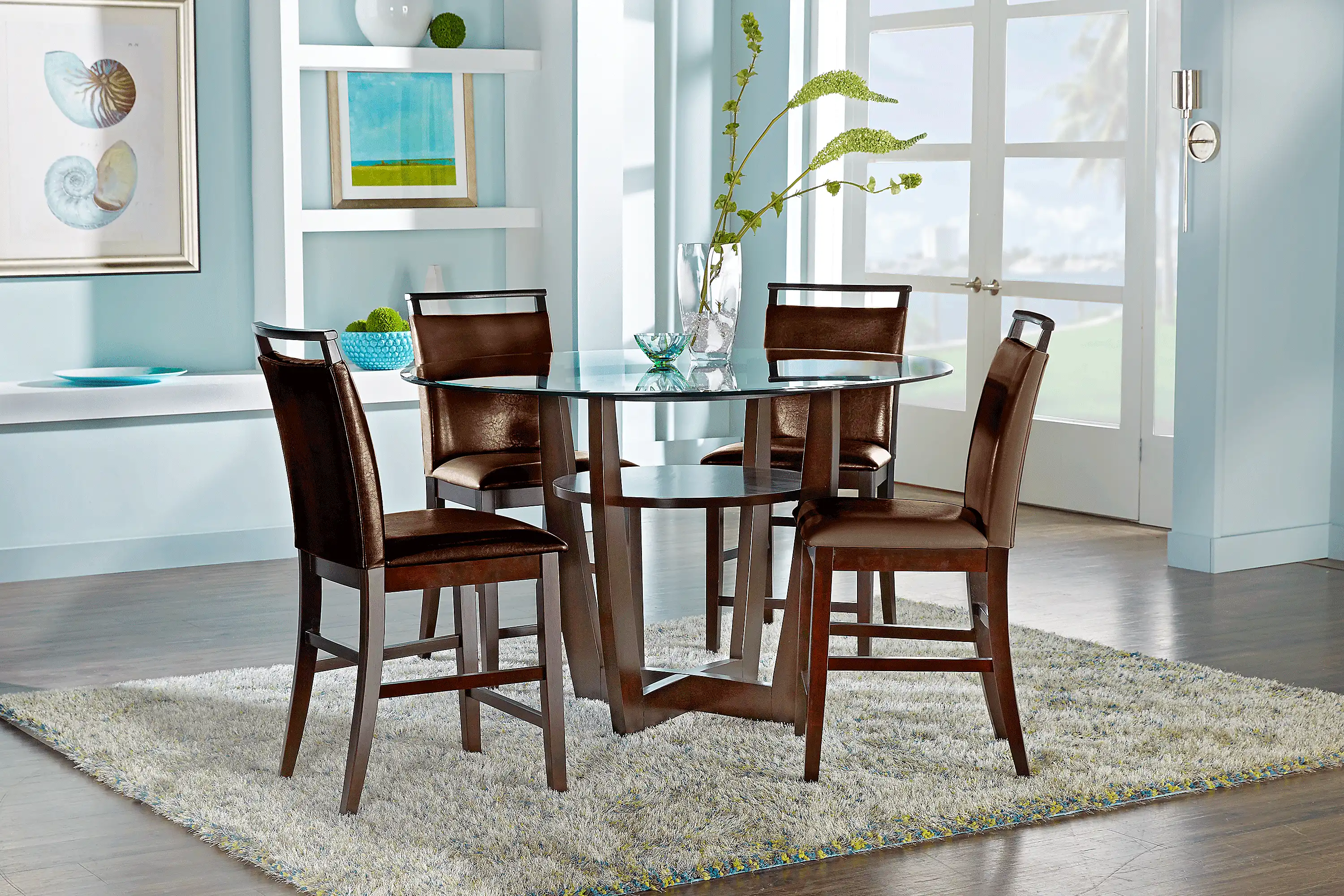 CiaraEspresso54in.RoundCounterHeightDiningTable 2 CiaraEspresso54in.RoundCounterHeightDiningTable