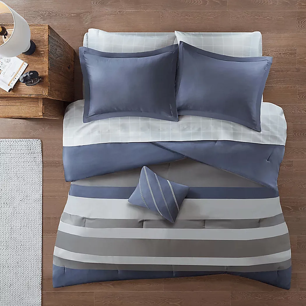 OharaGrayQueenComforterSet 4 OharaGrayQueenComforterSet