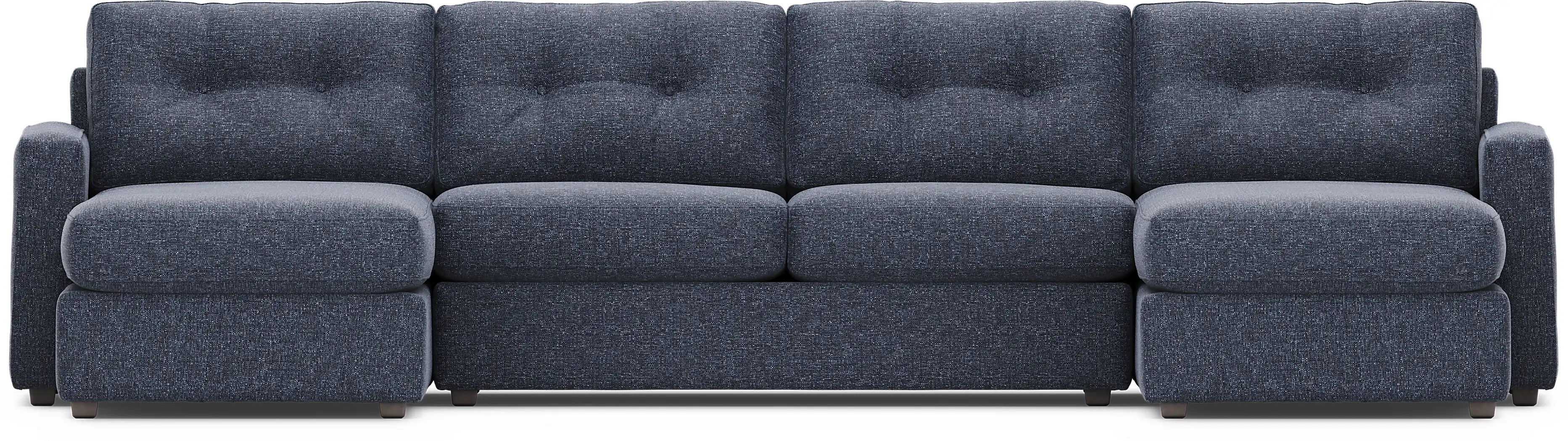 Navy3PcModularOneGelFoamSleeper 3 Navy3PcModularOneGelFoamSleeper