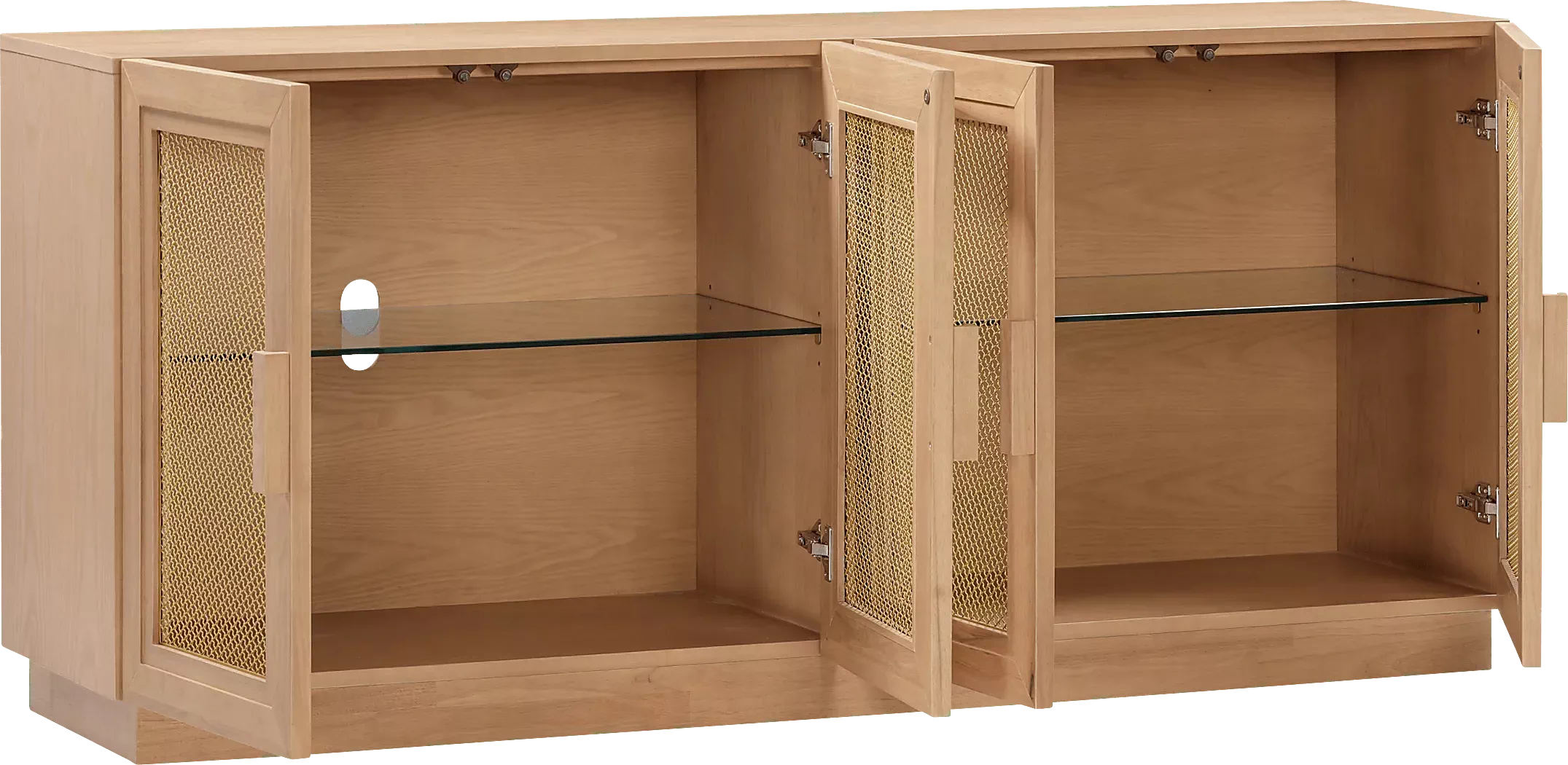 SanpatBrown72.5in.Console 4 SanpatBrown72.5in.Console