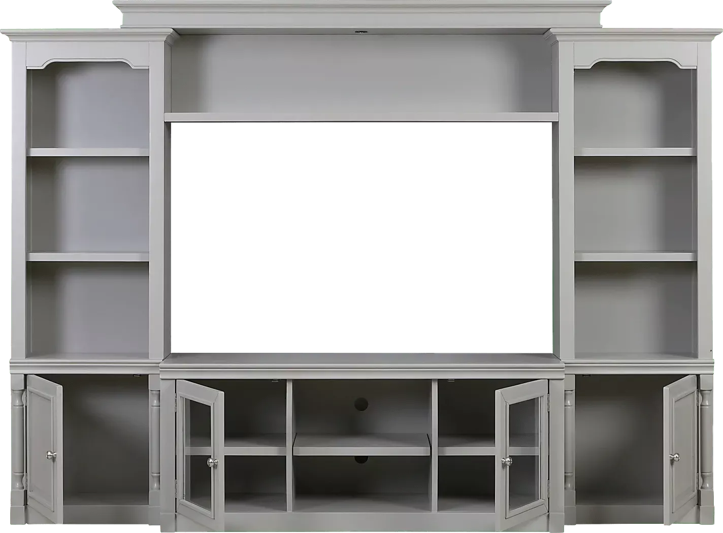 BeidimanIGray4PcWallUnitwith104.5in.Console 3 BeidimanIGray4PcWallUnitwith104.5in.Console