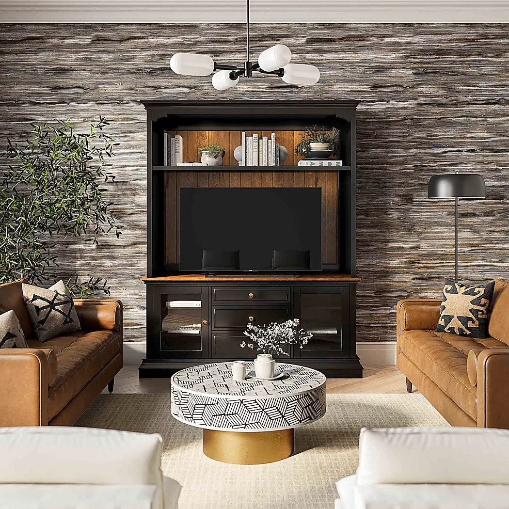 AlbermarleCharcoal2PcWallUnitwith68.5in.Console 2 AlbermarleCharcoal2PcWallUnitwith68.5in.Console