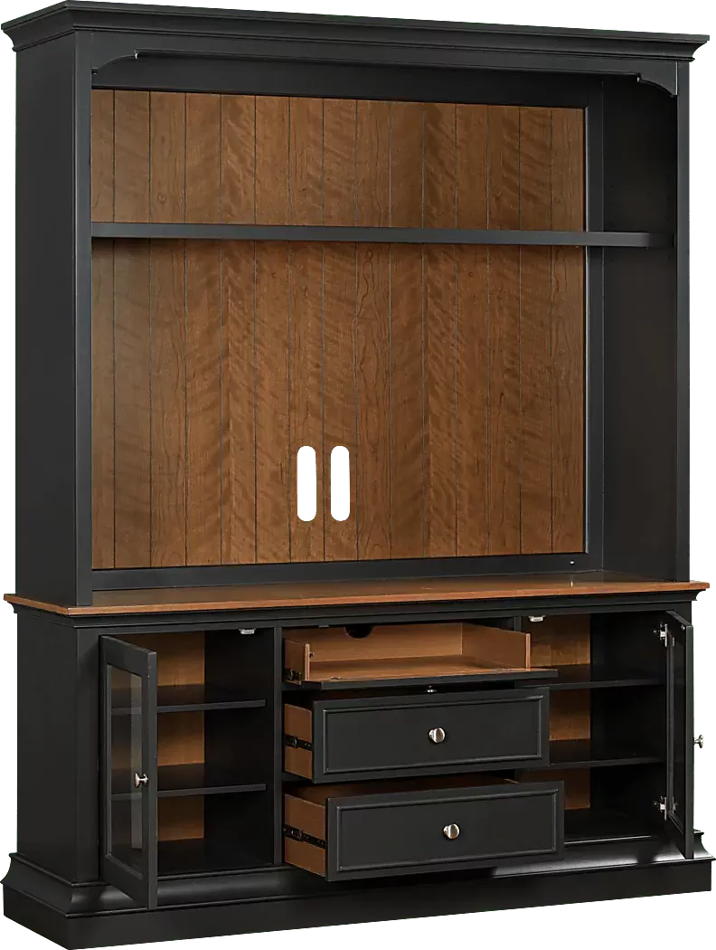 AlbermarleCharcoal2PcWallUnitwith68.5in.Console 5 AlbermarleCharcoal2PcWallUnitwith68.5in.Console