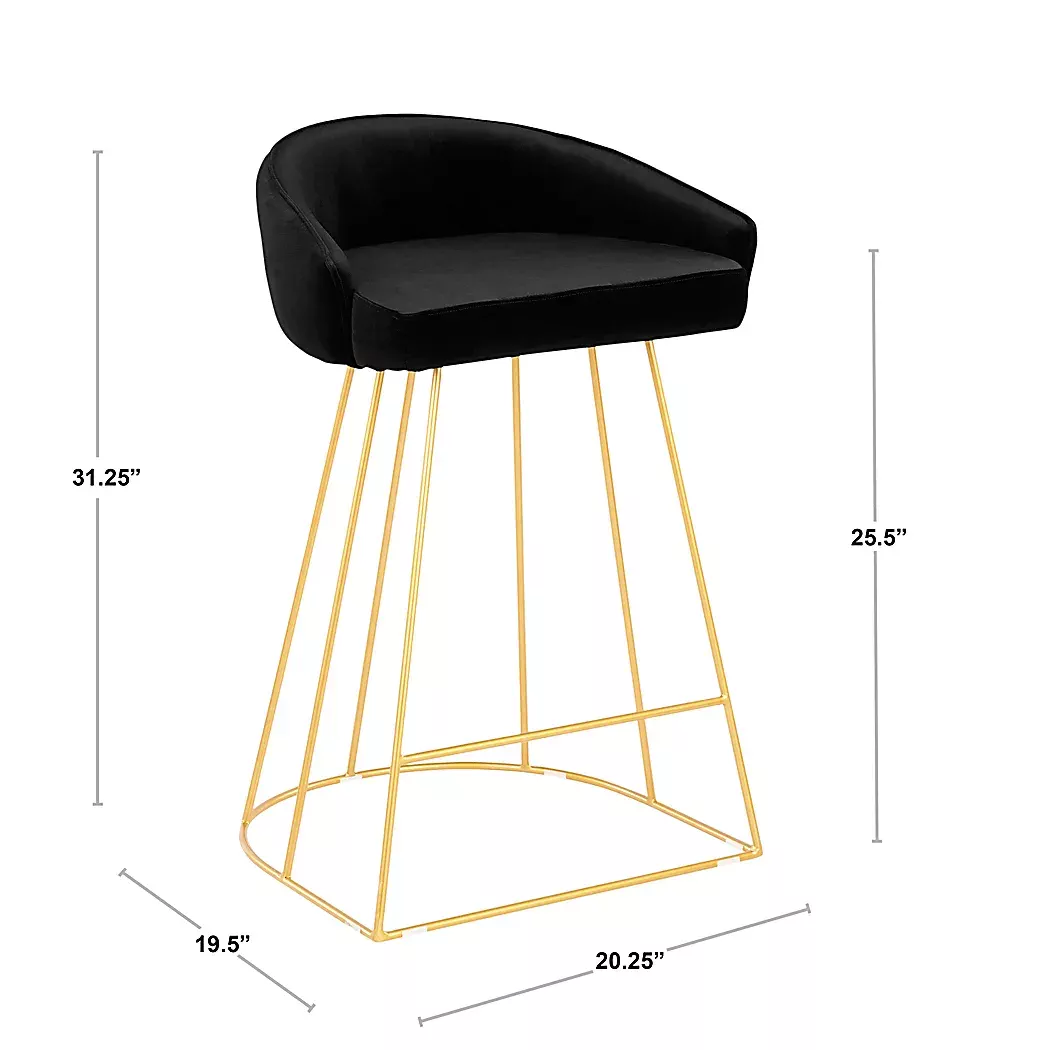 FiliaBlackCounterHeightStool,Setof2 3 FiliaBlackCounterHeightStool,Setof2