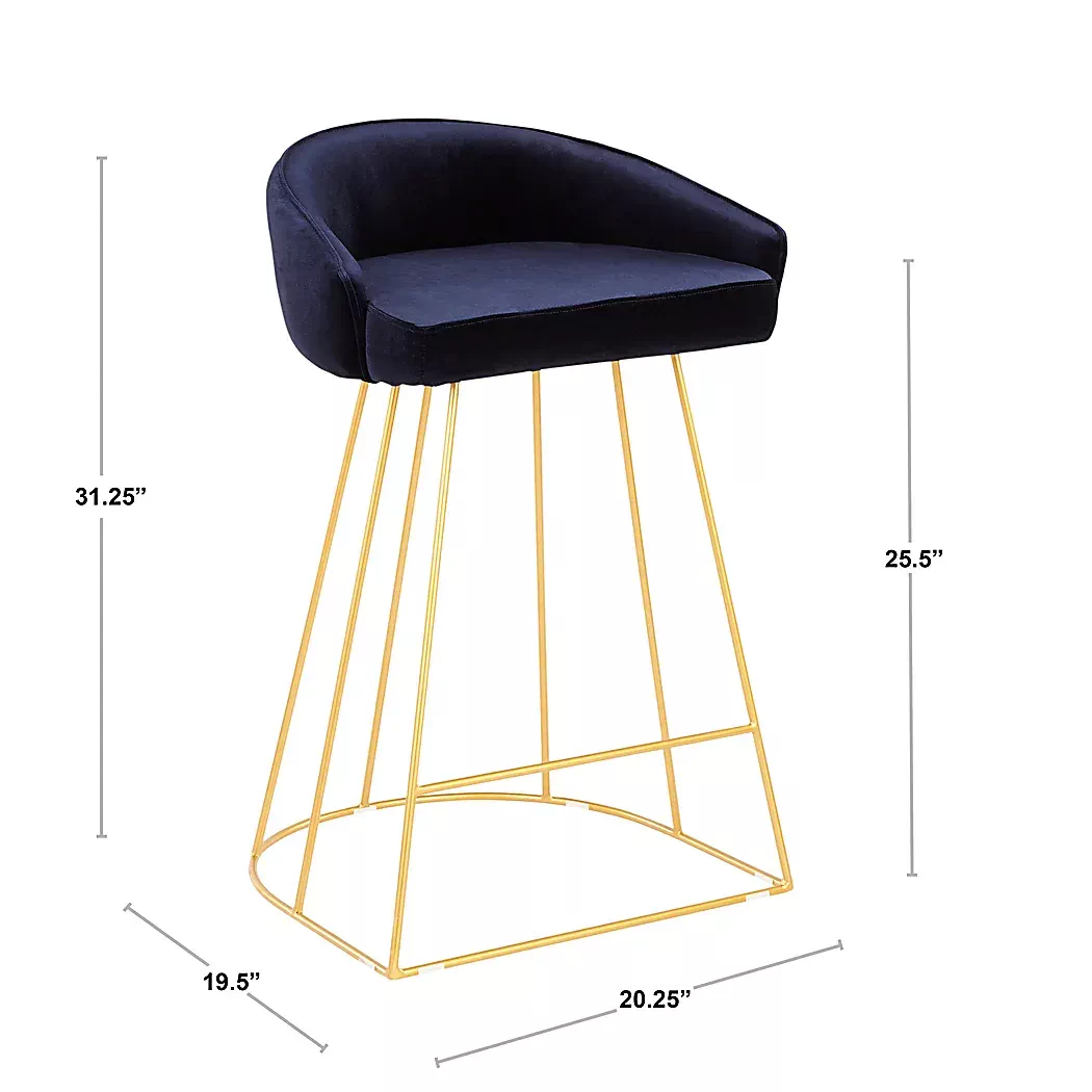 FiliaBlueCounterHeightStool,Setof2 3 FiliaBlueCounterHeightStool,Setof2