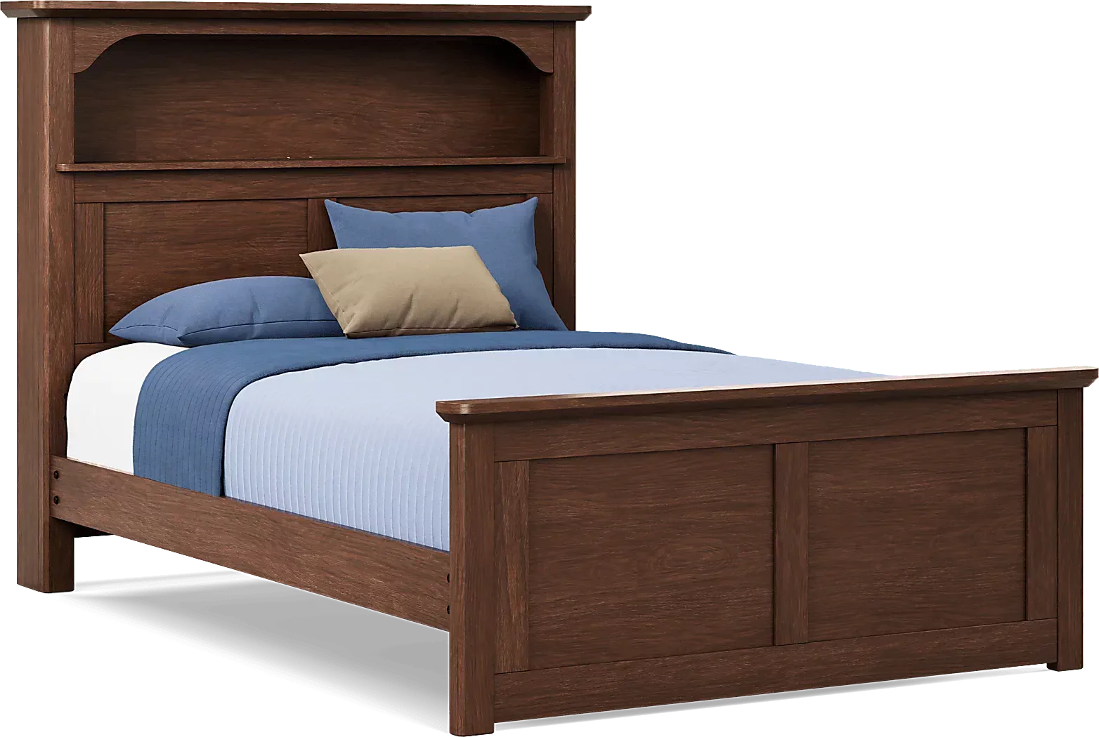 KidsSouthBendBrownCherryFullBookcaseBed 1 KidsSouthBendBrownCherryFullBookcaseBed