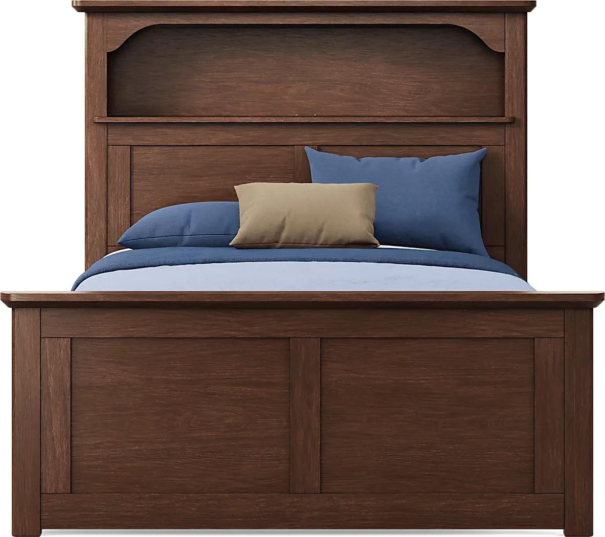 KidsSouthBendBrownCherryFullBookcaseBed 3 KidsSouthBendBrownCherryFullBookcaseBed