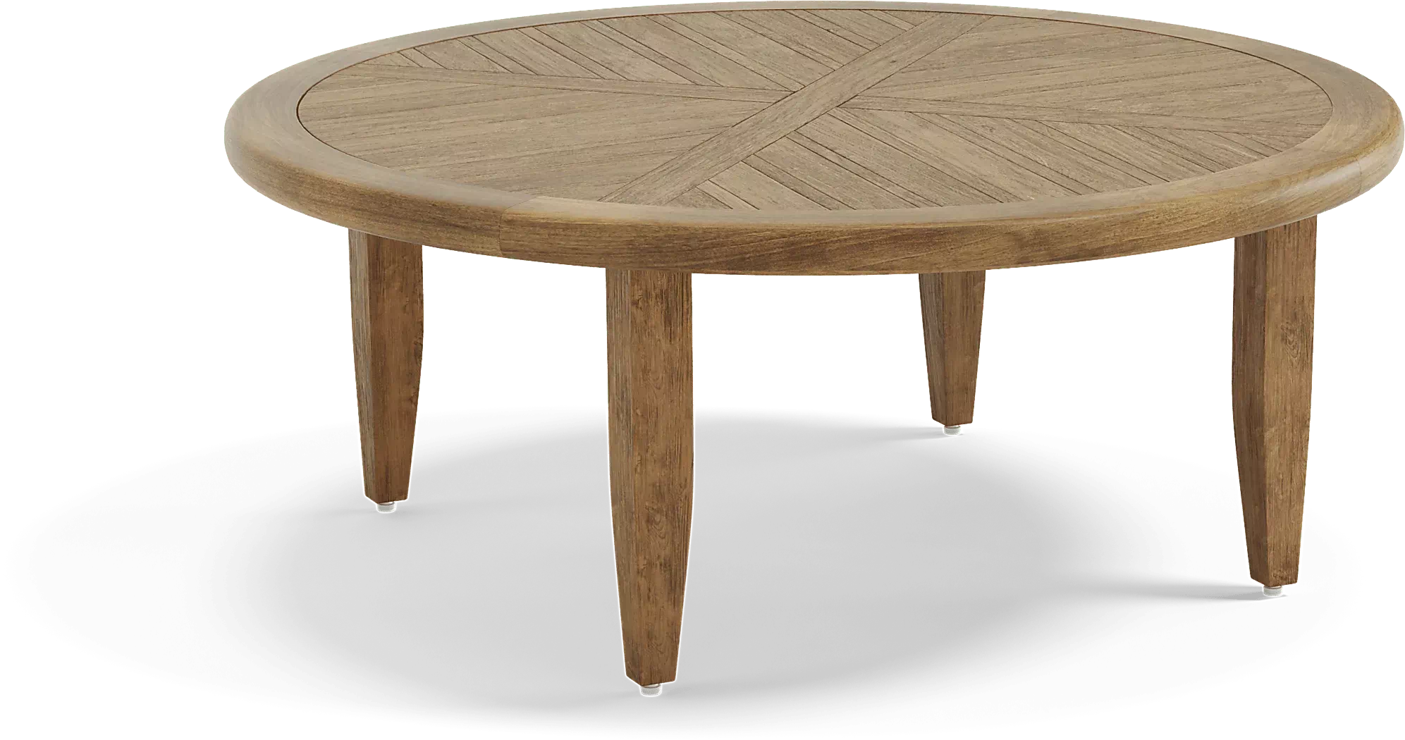 HagenTeak5PcRoundOutdoorChatSeatingSet