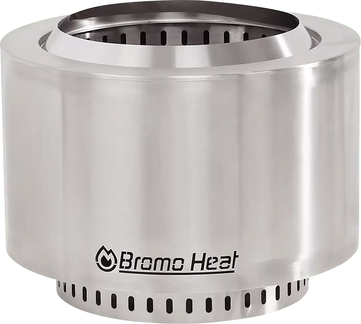 BromoHeatStainlessSteelSmokelessFirePit 1 BromoHeatStainlessSteelSmokelessFirePit