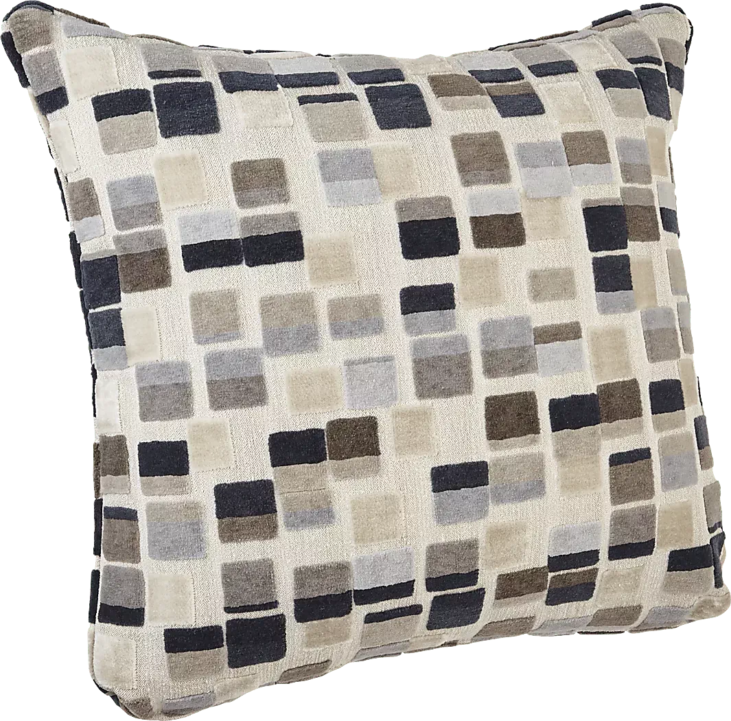 BlocksIndigoPillow,SetofTwo 3 BlocksIndigoPillow,SetofTwo