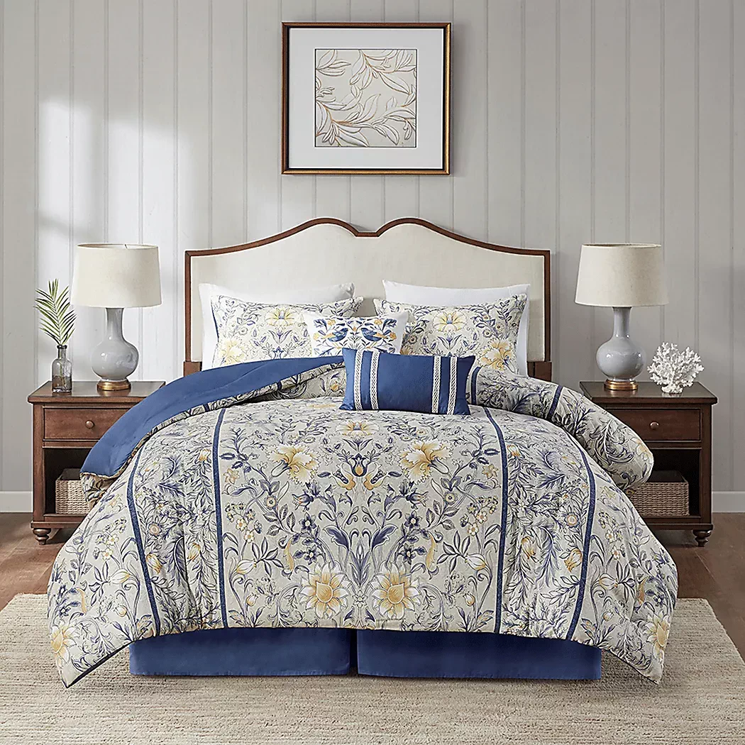 BelenneMulti6pcFullComforterSet 3 BelenneMulti6pcFullComforterSet