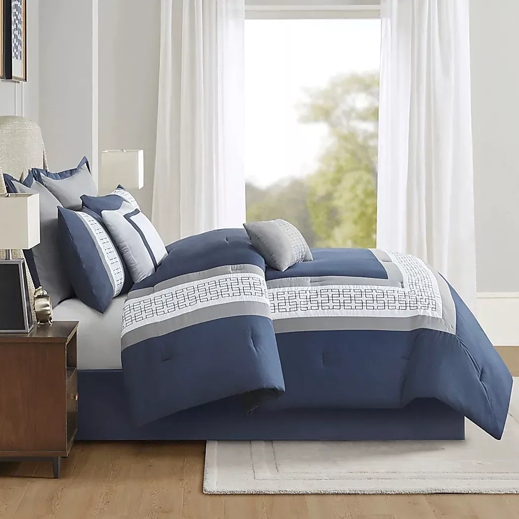 MarwinBlue8pcCalKingComforterSet 7 MarwinBlue8pcCalKingComforterSet