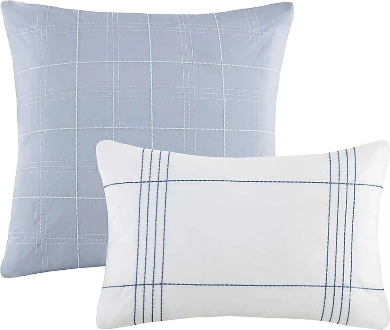 SaeviBlue6pcQueenComforterSet 6 SaeviBlue6pcQueenComforterSet