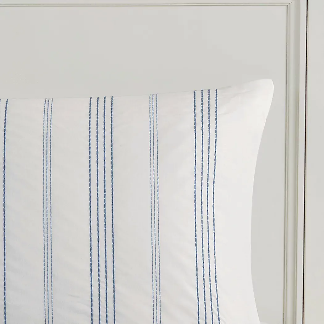 SaeviBlue6pcQueenComforterSet 8 SaeviBlue6pcQueenComforterSet
