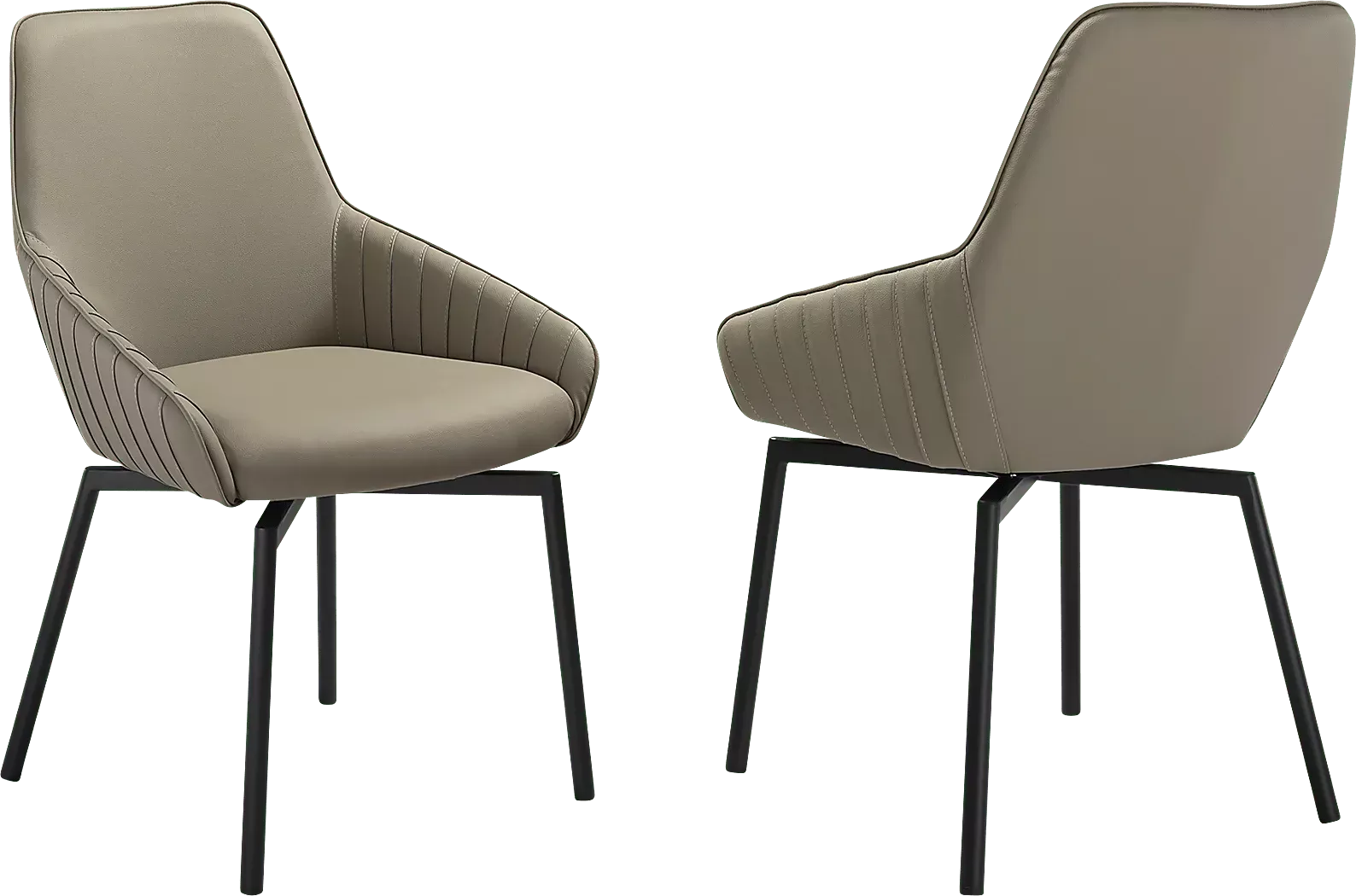 PlaherGrayArmChair,Setof2 1 PlaherGrayArmChair,Setof2
