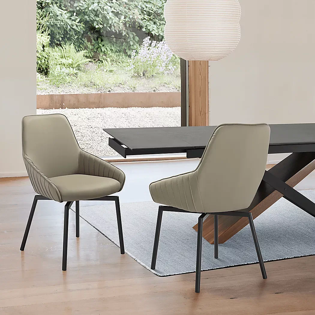 PlaherGrayArmChair,Setof2 2 PlaherGrayArmChair,Setof2