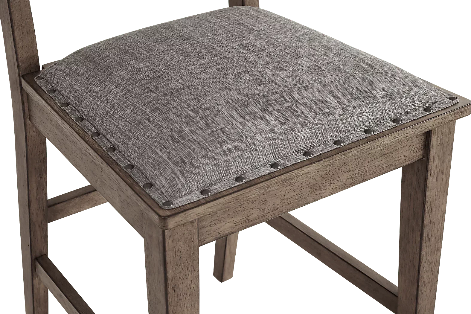 HazelnutWoods5PcBrownCounterHeightDiningRoomwithLadderBackStools 6 HazelnutWoodsBrownLadderbackCounterHeightStool