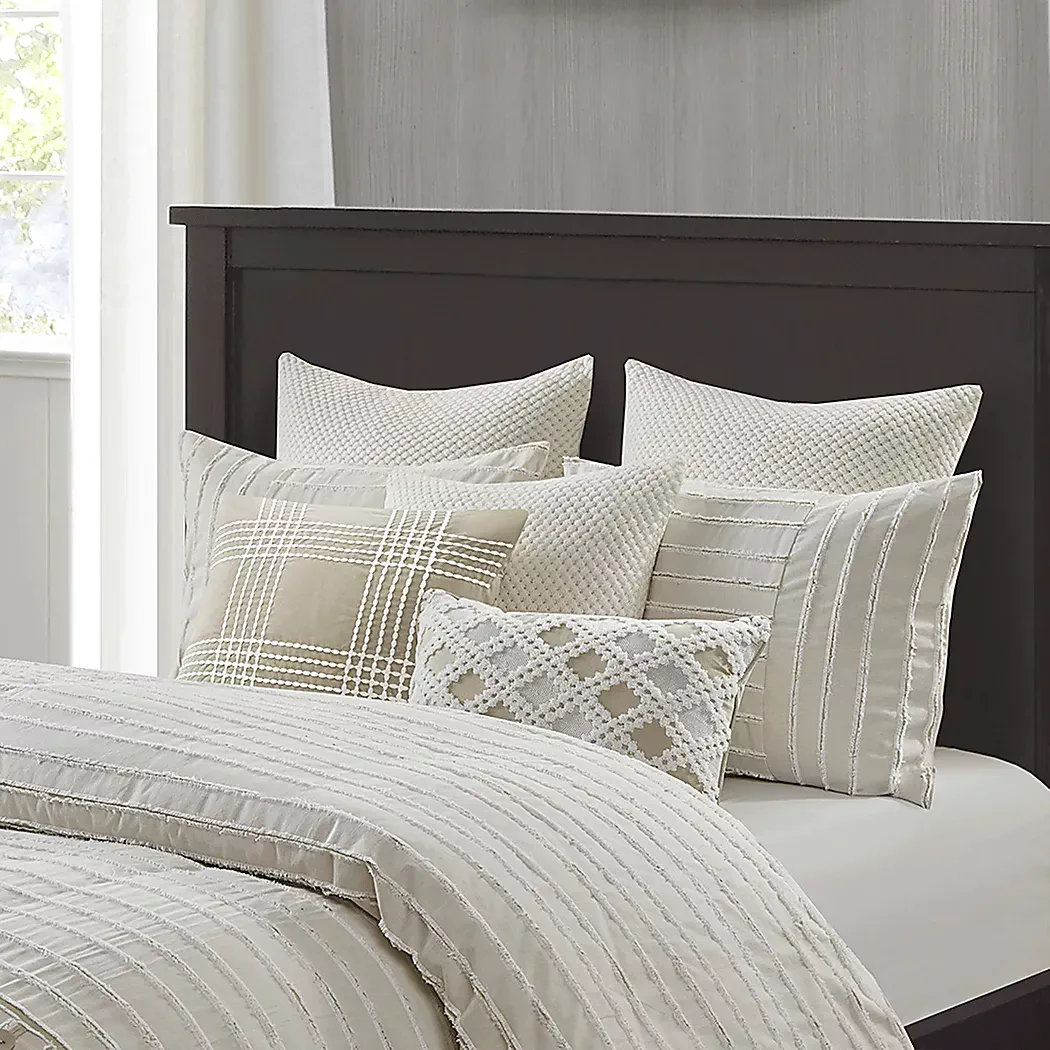 JennixIvoryKingComforterSet 8 JennixIvoryKingComforterSet
