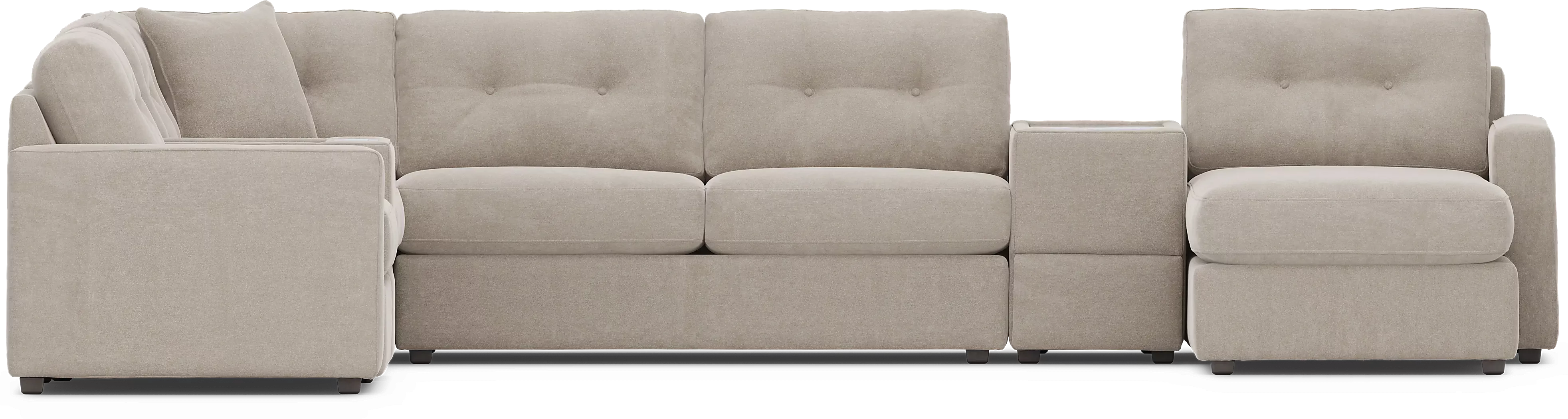 Beige7PcModularOneSleeperwithMediaConsoles 3 Beige7PcModularOneSleeperwithMediaConsoles