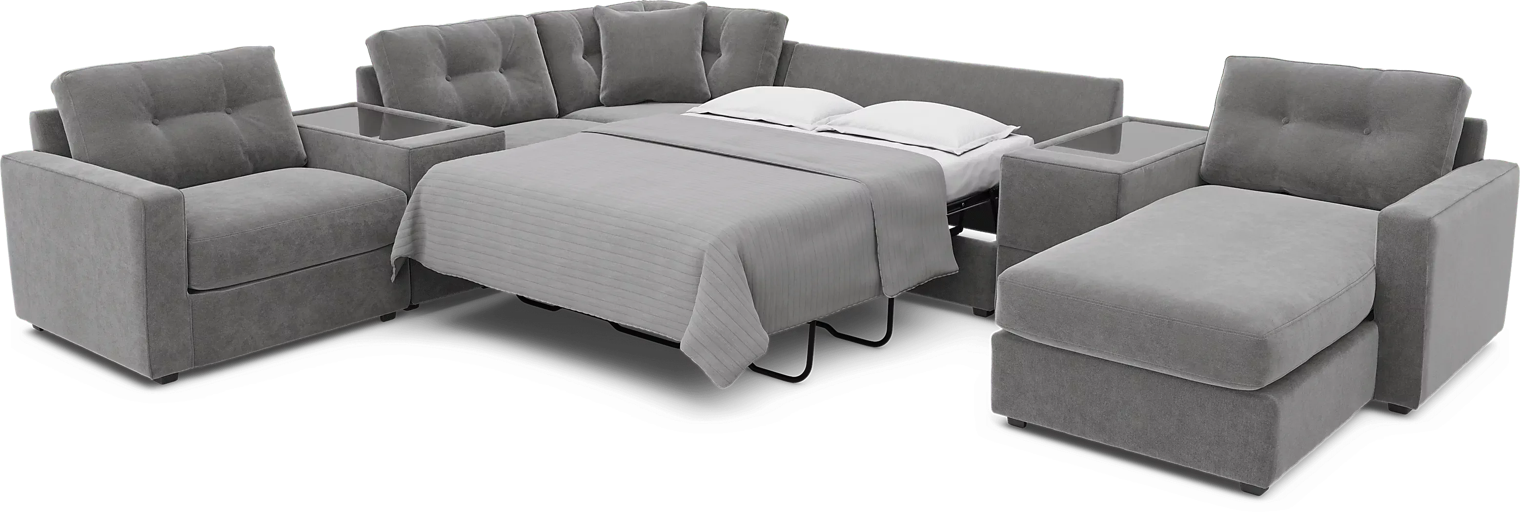 Gray7PcModularOneSleeper 2 Gray7PcModularOneSleeper