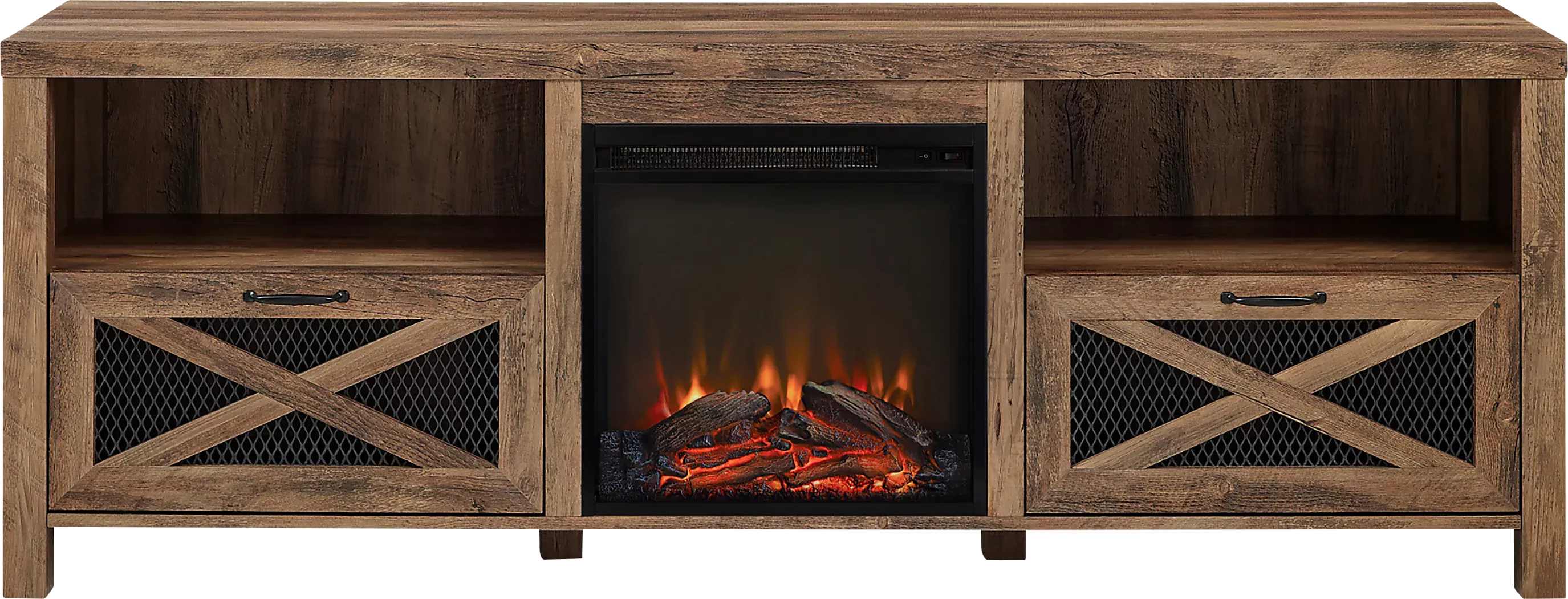 WynridgeOak70in.Console,WithElectricFireplace 5 WynridgeOak70in.Console,WithElectricFireplace