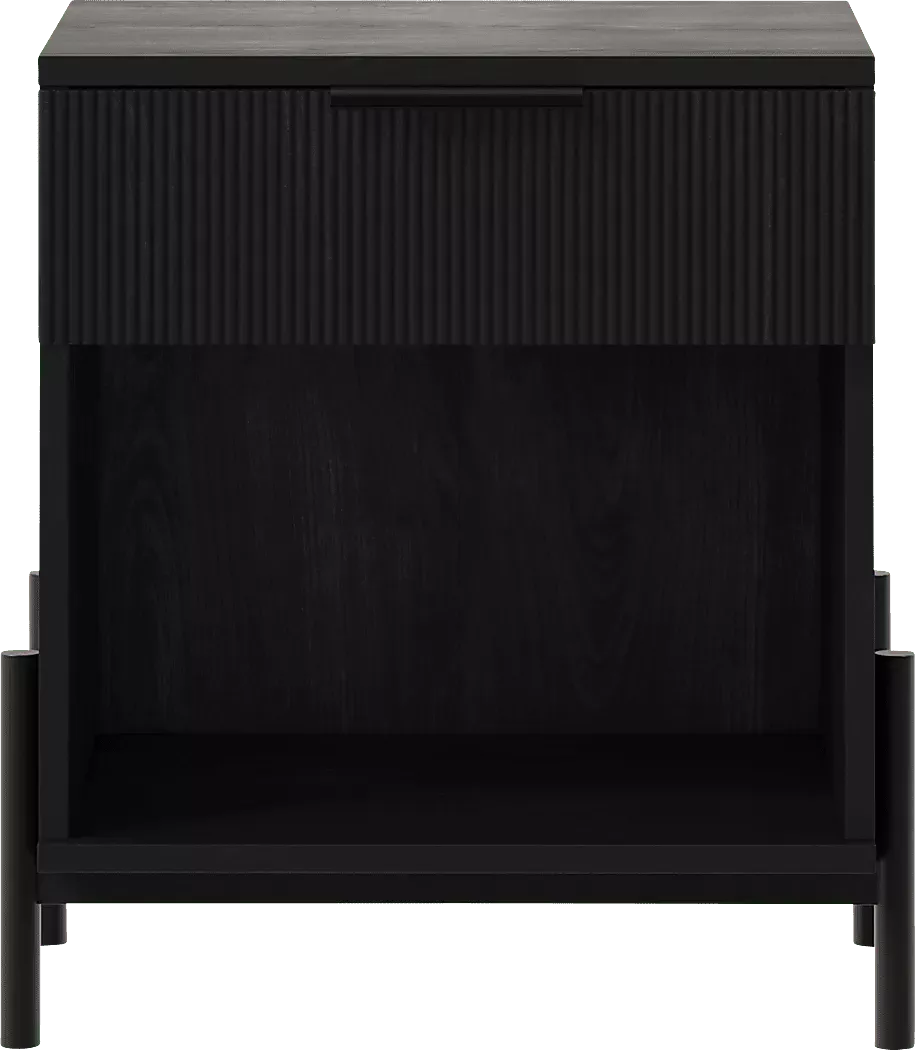 MegaryBlackNightstand 2 MegaryBlackNightstand