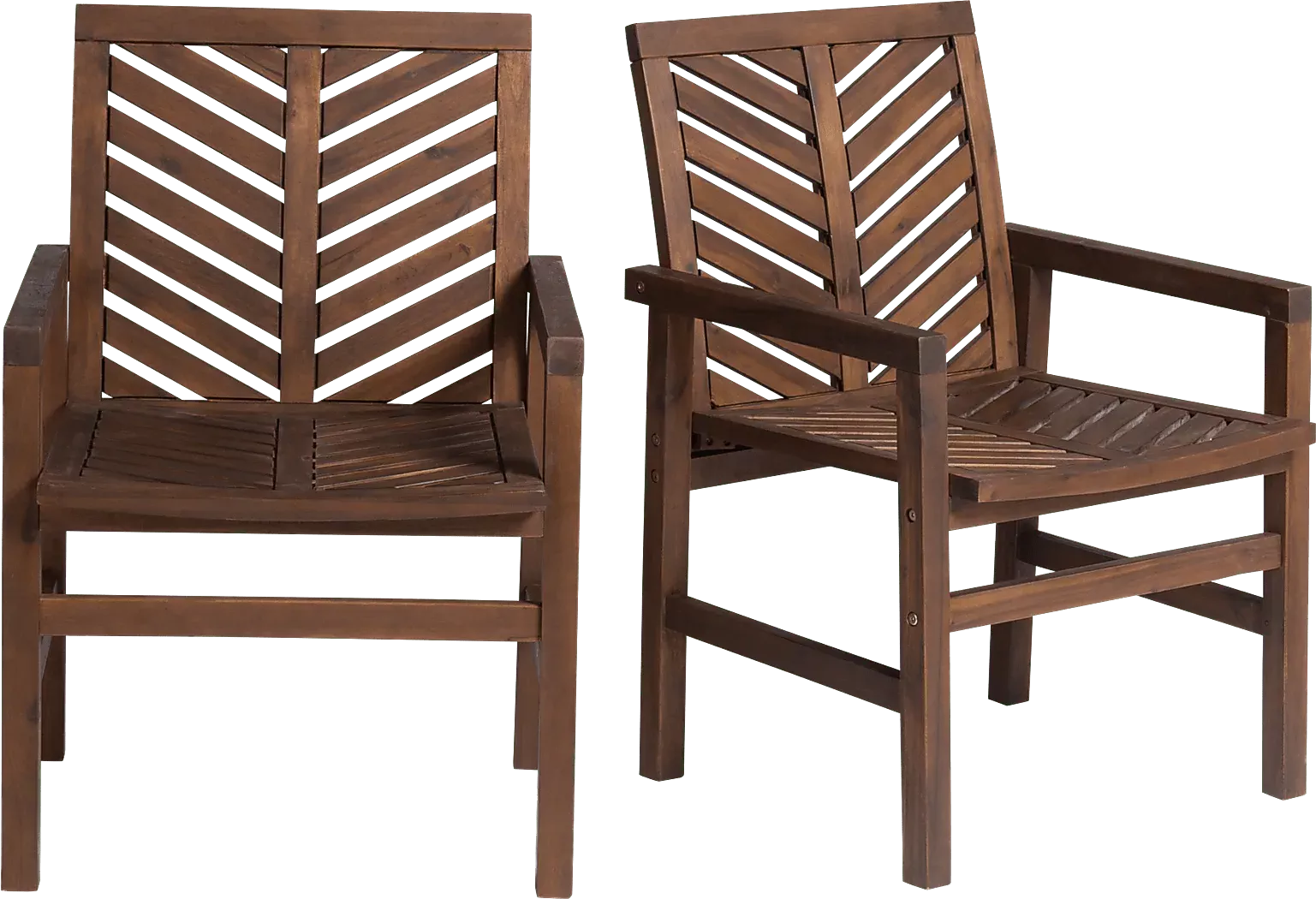 LakeTanaDarkBrownOutdoorChair,Setof2