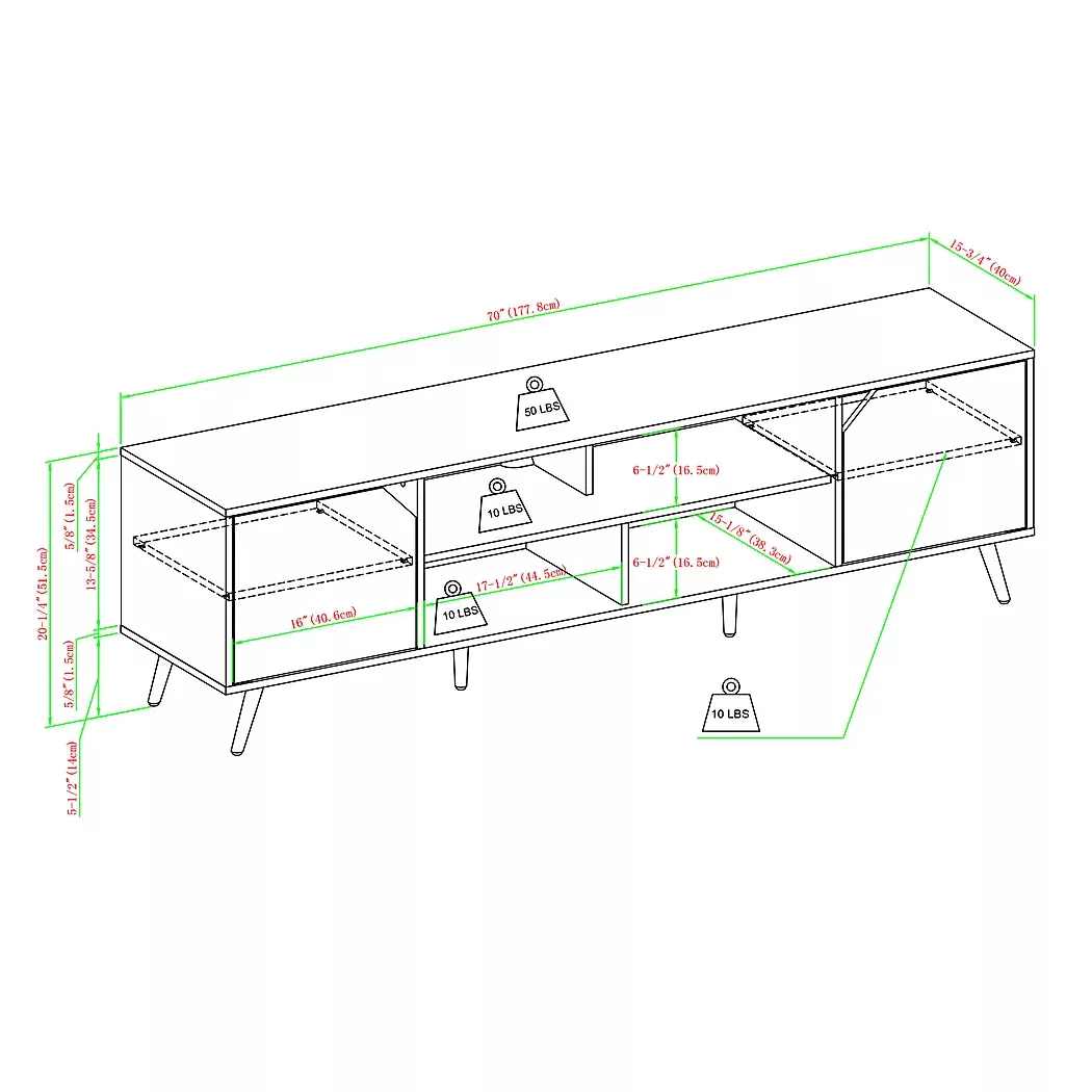 BookwalterWalnut70in.Console 6 BookwalterWalnut70in.Console