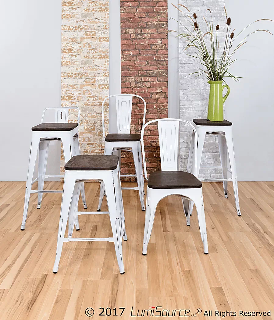 AldersydeWhiteHighBackCounterHeightStool(Setof2) 2 AldersydeWhiteHighBackCounterHeightStool(Setof2)