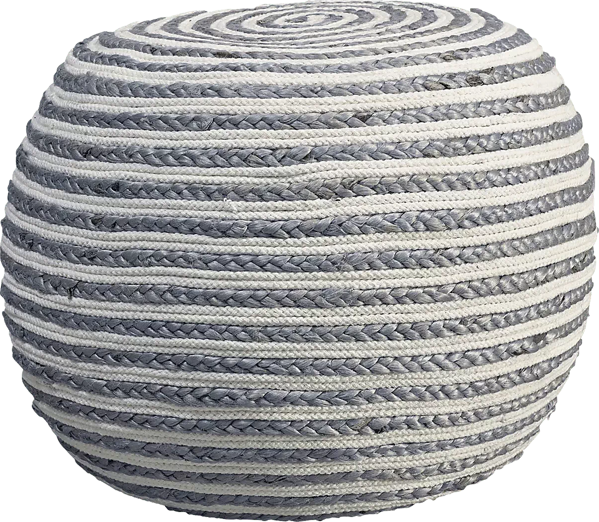 BuitraGray/WhitePouf 1 BuitraGray/WhitePouf