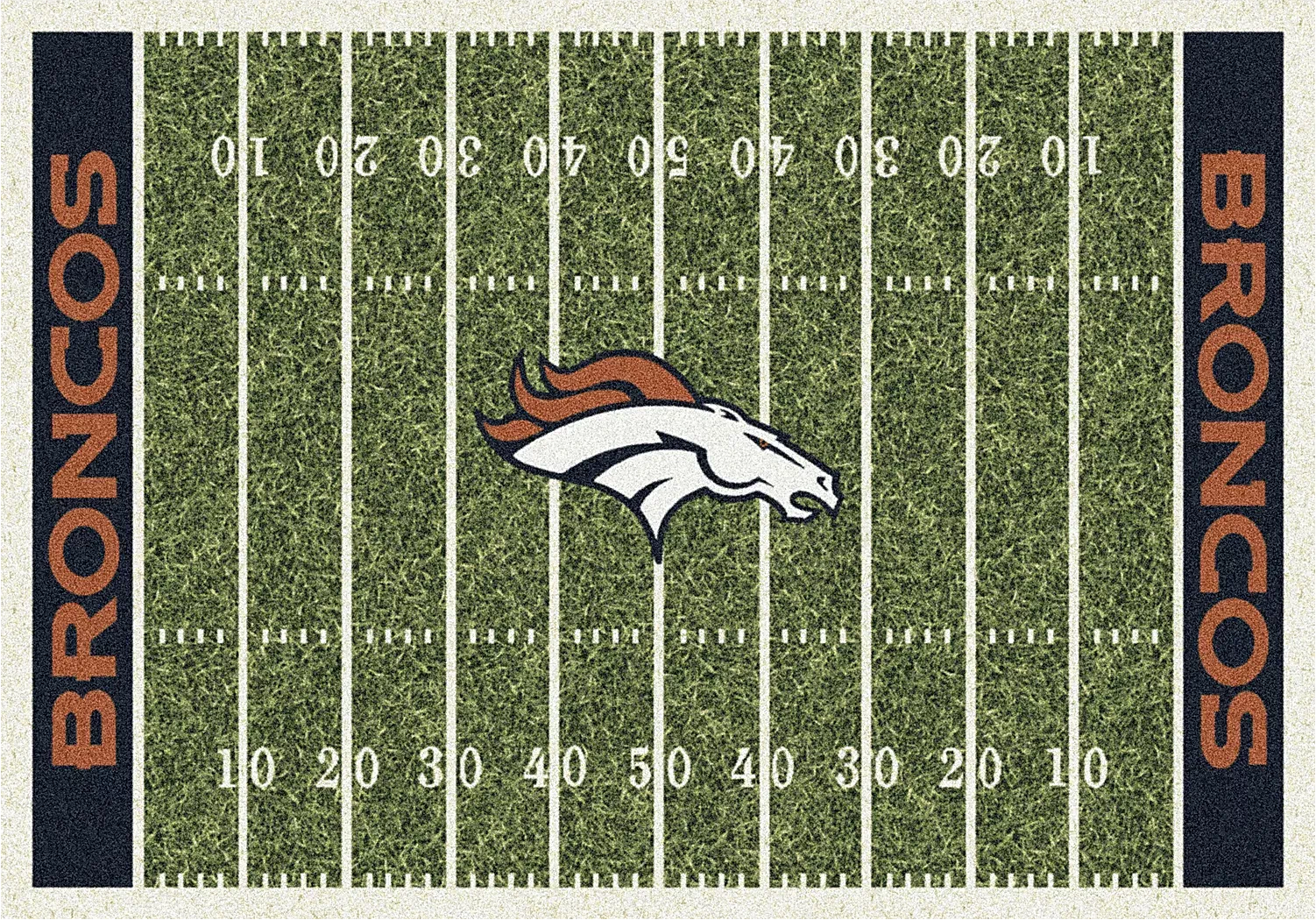 DenverBroncosGreen4'x6'Rug 1 DenverBroncosGreen4'x6'Rug