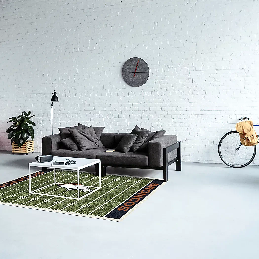 DenverBroncosGreen4'x6'Rug 3 DenverBroncosGreen4'x6'Rug