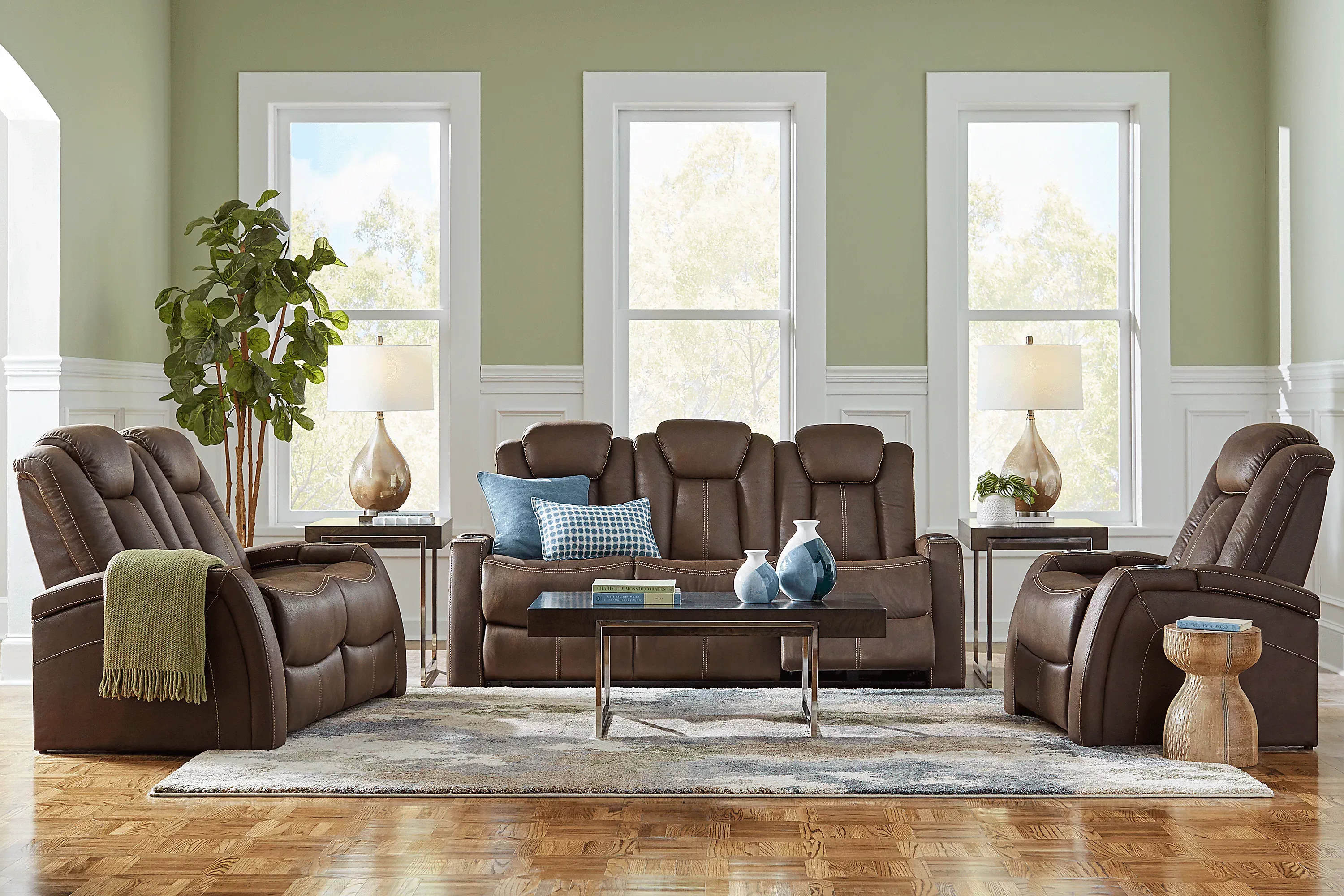 CrestlineStationaryLoveseat 2 Crestline2PcLivingRoomSet
