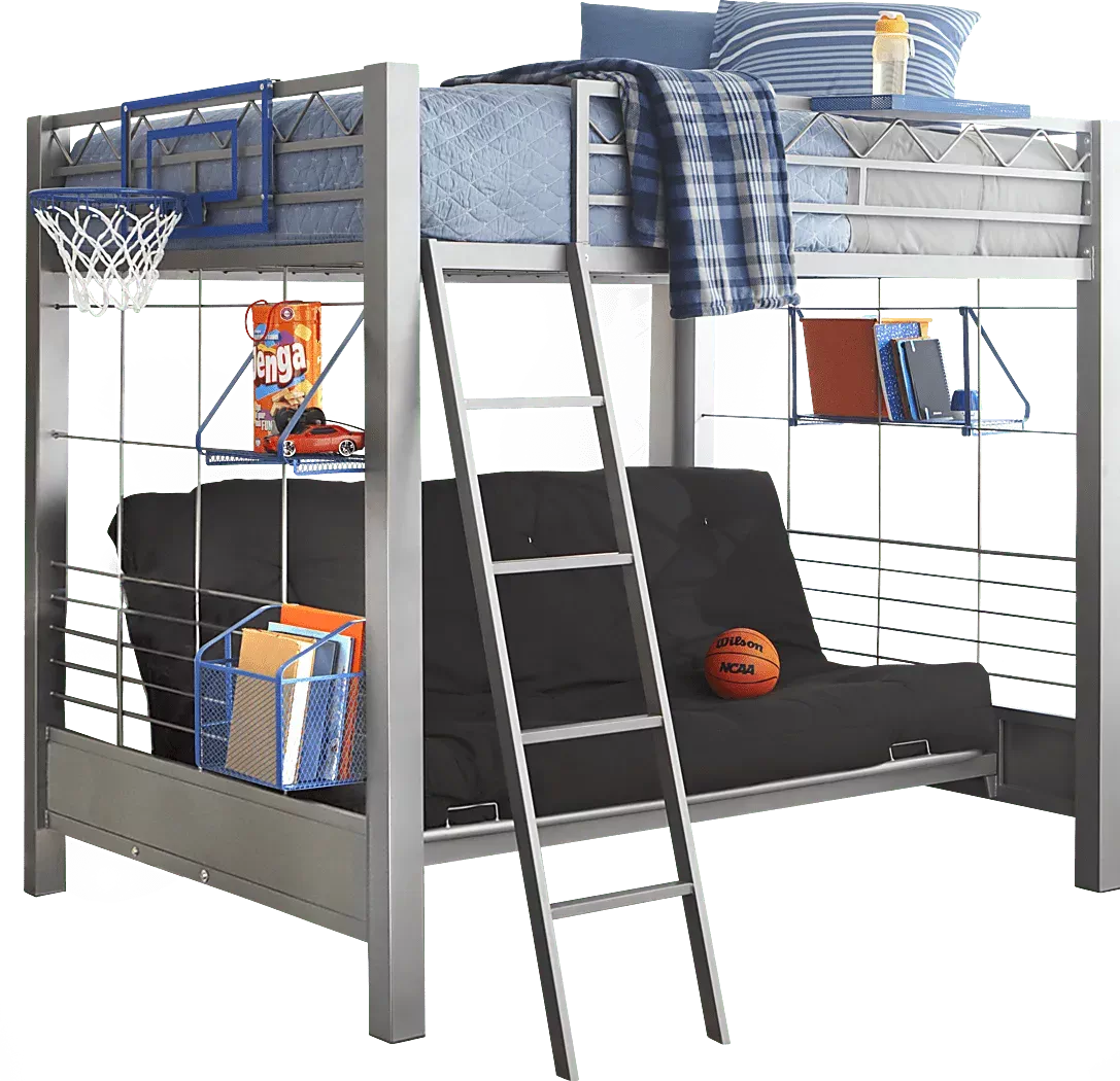 Build-A-BunkGrayFull/FutonLoftBed