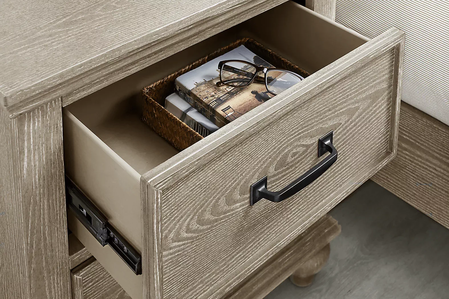 RidgefieldNatural7PcKingPanelBedroom 11 RidgefieldNaturalNightstand
