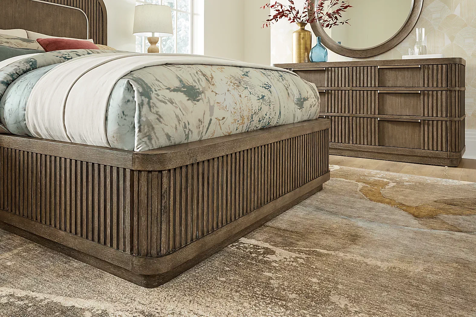 SausalitoBrown7PcKingPanelBedroom 4 SausalitoBrown3PcKingPanelBed
