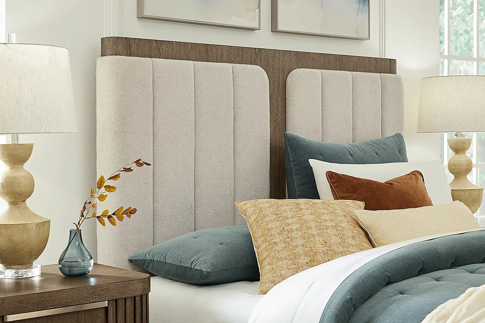 SausalitoBrown5PcQueenUpholsteredBedroom 3 SausalitoBrown7PcQueenUpholsteredBedroom