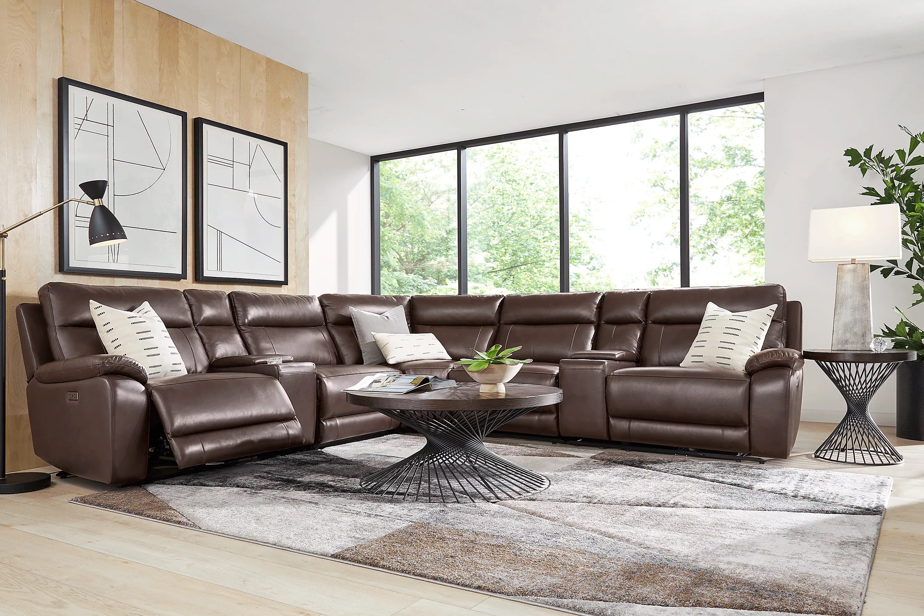 DelaneyPointLeather7PcPowerRecliningSectional 2 DelaneyPointLeather7PcPowerRecliningSectional