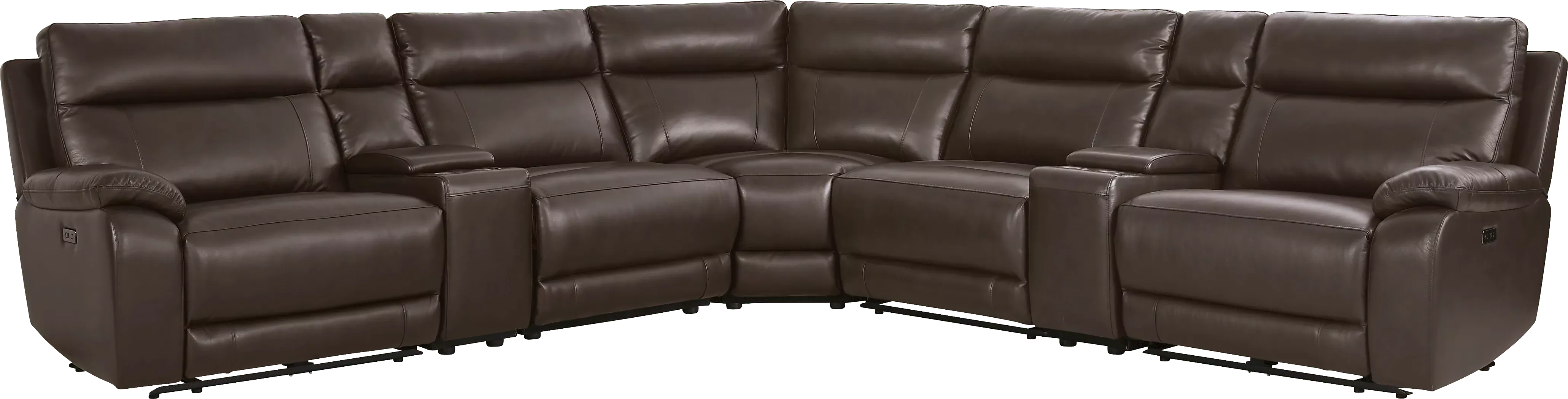 DelaneyPointLeather7PcPowerRecliningSectional 3 DelaneyPointLeather7PcPowerRecliningSectional