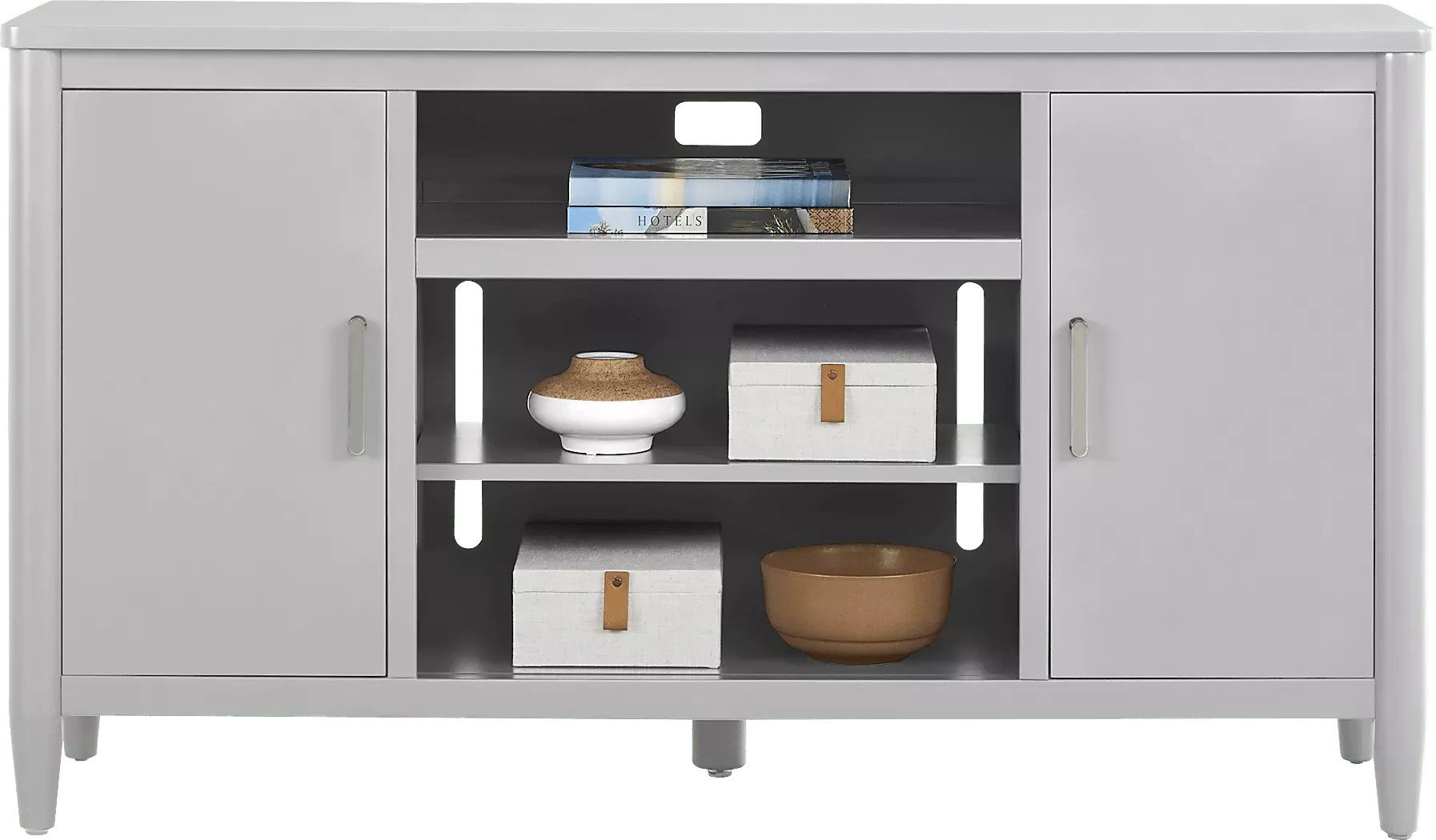 ModernVillaLightGray62in.Console 2 ModernVillaLightGray62in.Console