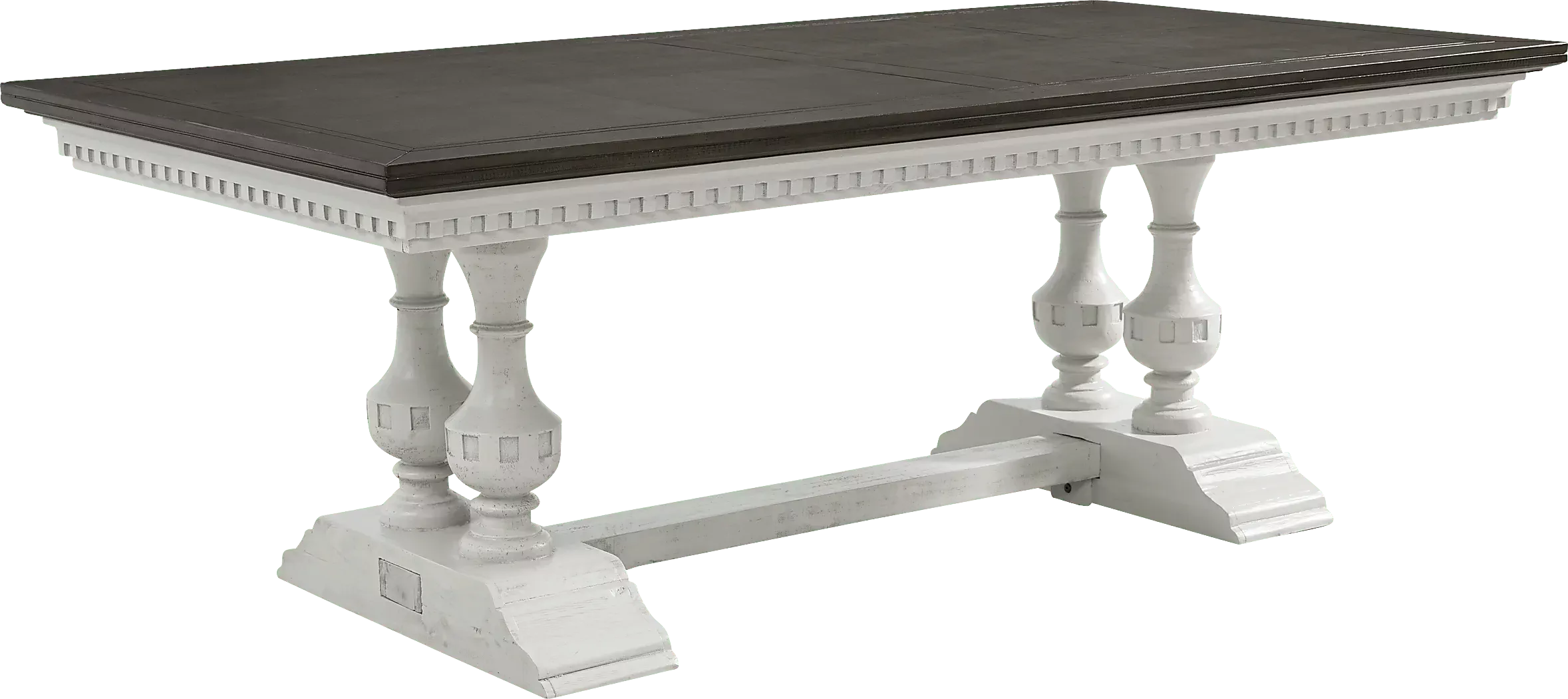 CrestwellManorWhite5Pc85in.DiningRoom 2 CrestwellManorWhite5Pc85in.DiningRoom